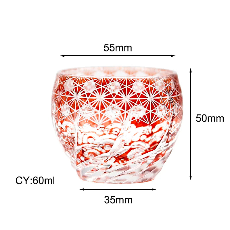 Verre Whisky Cristal Japonais Fait Main 50ml — Fabrication Artisanale – | Studio Nichijo Paris