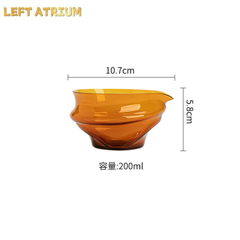 Pichet à Thé Verre Japonais Résistant Chaleur Cha Hai 200 ml — Fabrication Artisanale – | Studio Nichijo Paris