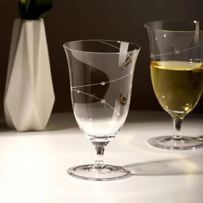 Verre Cristal Cocktail Japonais Pied Haut 300 ml — Fabrication Artisanale – | Studio Nichijo Paris