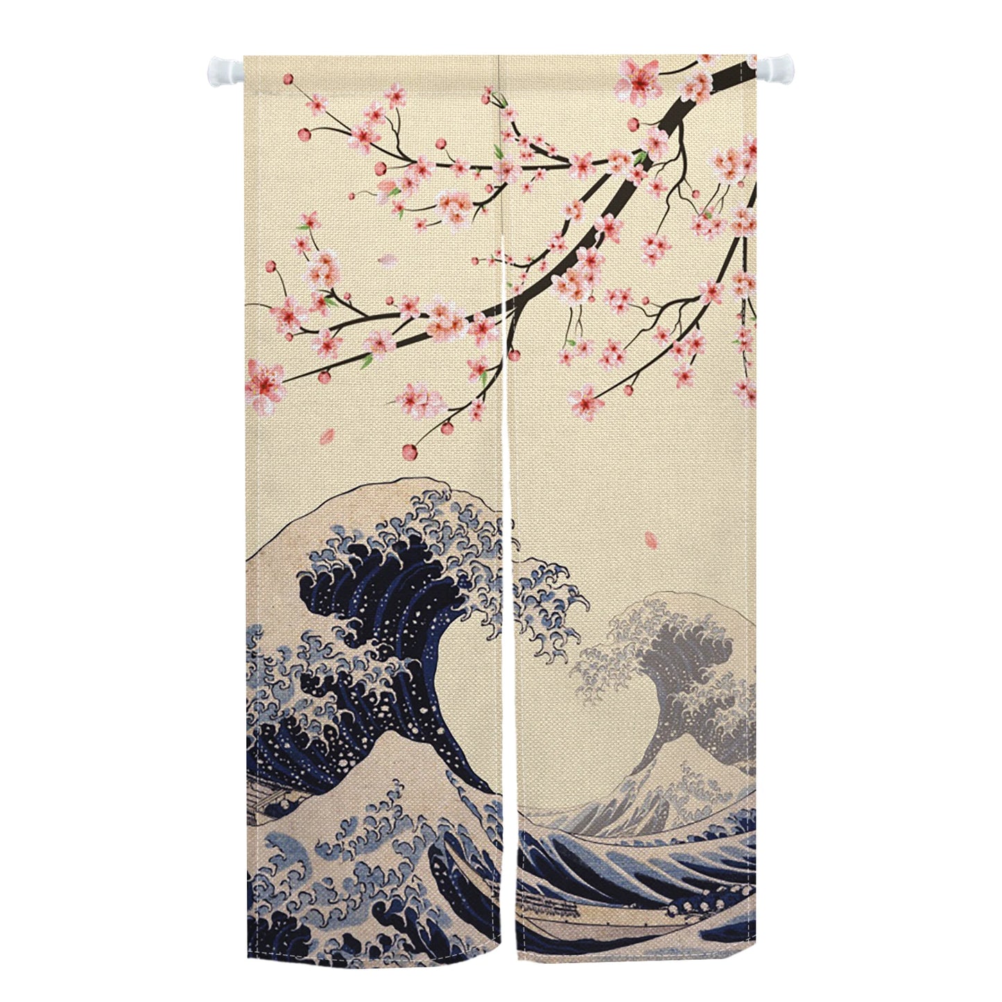 Rideau de Porte Japonais | Demi-Rideau Translucide – Raku | Studio Nichijo Paris