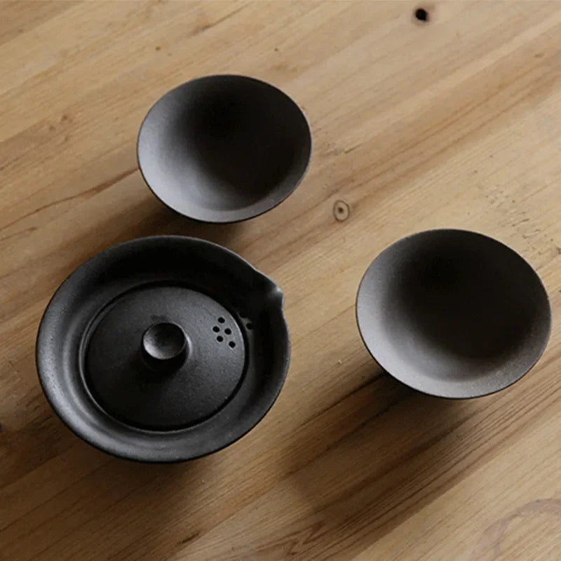Service Thé Céramique Portable – Fabrication Artisanale – | Studio Nichijo Paris
