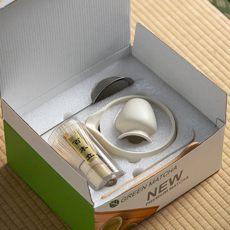 Ensemble Matcha Premium 8 Pièces – Kit Cérémonie – Fabrication Artisanale – | Studio Nichijo Paris