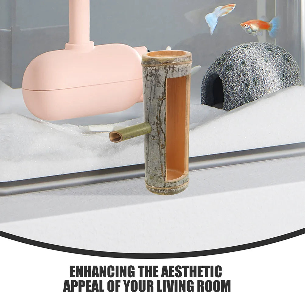 Fontaine Bambou Fait Main Jardin Aquarium Bassin — Fabrication Artisanale – | Studio Nichijo Paris