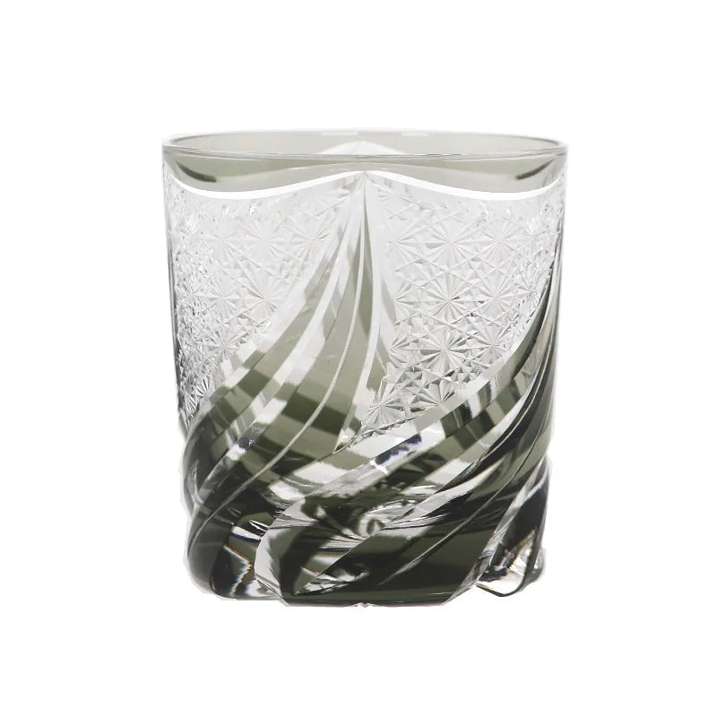 Verre Edo Kiriko Cristal Japonais — Fabrication Artisanale – | Studio Nichijo Paris
