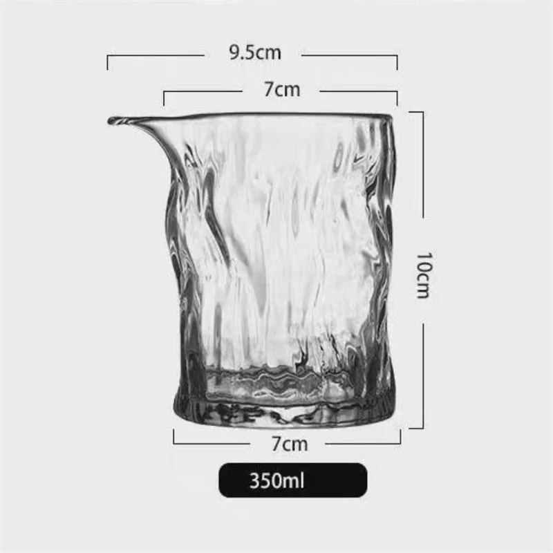 Pichet à Thé Verre Marteau Arbre 350 ml Cha Hai Séparateur — Fabrication Artisanale – | Studio Nichijo Paris