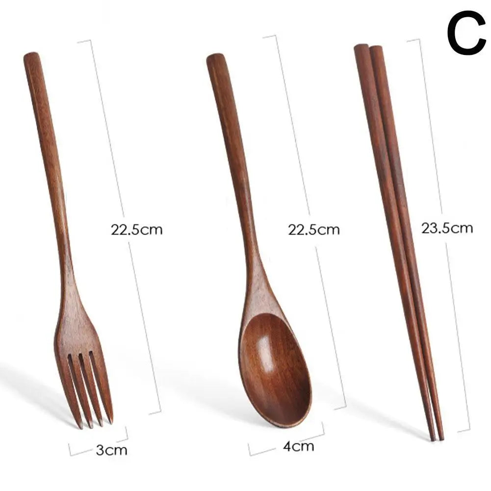 Set Couverts Bois Phoebe Baguettes Cuillère Fourchette Fait Main — Fabrication Artisanale – | Studio Nichijo Paris