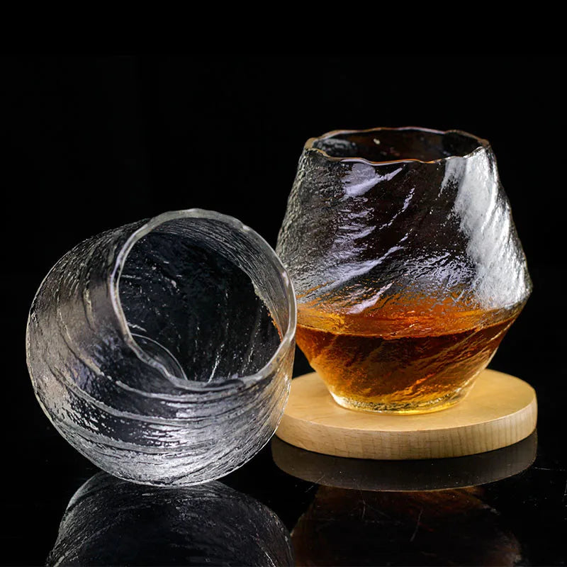 Verre Saké Cristal Japonais Coffret Cadeau — Fabrication Artisanale – | Studio Nichijo Paris