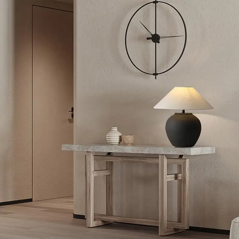 Lampe de Table Céramique Wabi-Sabi – Chevet & Salon – | Studio Nichijo Paris