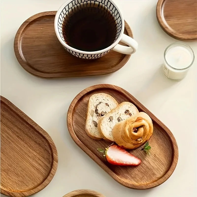 Plateau Ovale en Bois – Service & Table – Fabrication Artisanale – | Studio Nichijo Paris