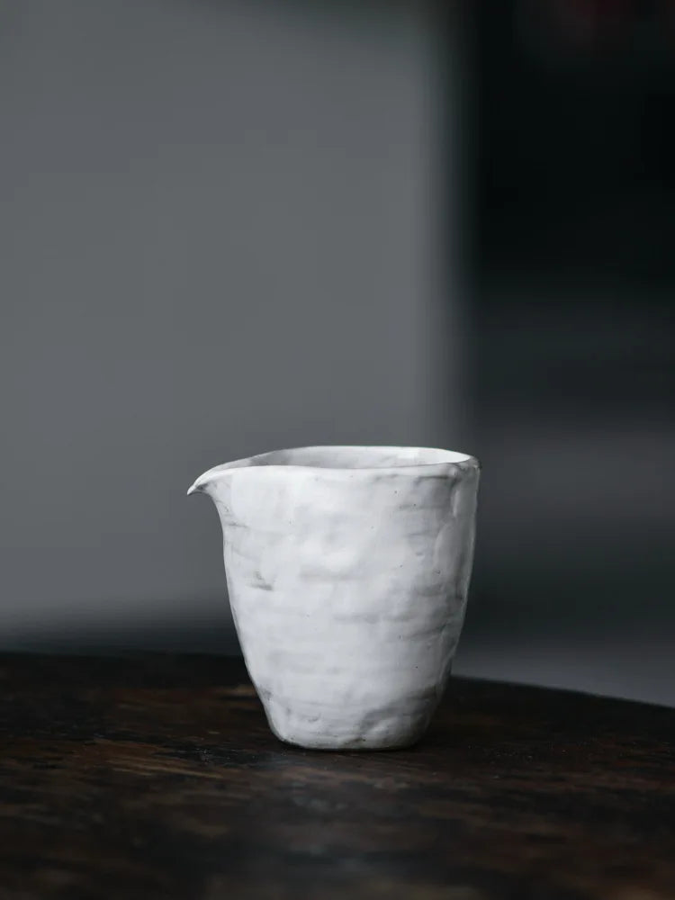 Pichet à Thé en Poterie Grossière, Poudre Yin — Fabrication Artisanale, Service Kung Fu – | Studio Nichijo Paris