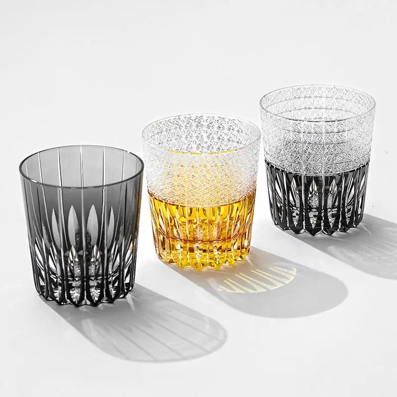 Verre Cristal Rétro Japonais Lumière Luxe, Fabrication Artisanale – | Studio Nichijo Paris