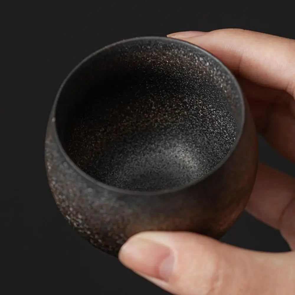 Tasse à Thé Grès Japonais Style Ancien 80ml, Fabrication Artisanale – | Studio Nichijo Paris