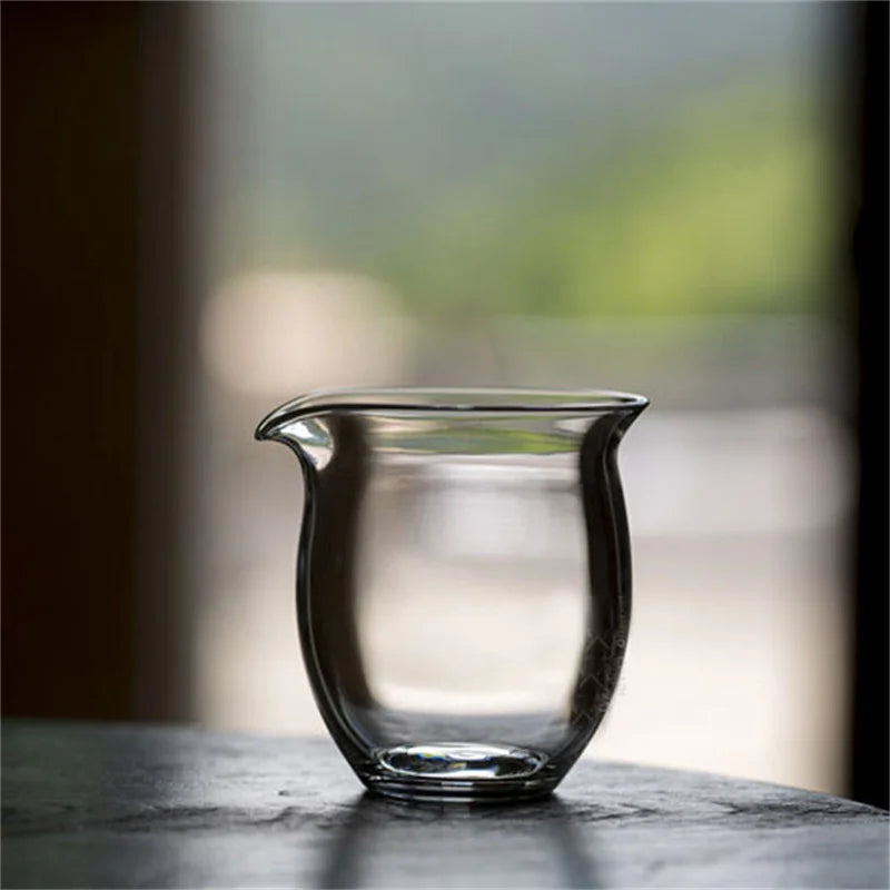 Pichet Thé Verre Cristal Kung Fu Chahai Japonais 200 ml — Fabrication Artisanale – | Studio Nichijo Paris