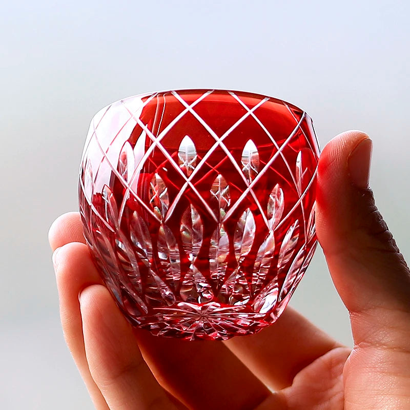 Verre Whisky Cristal Japonais Fait Main 50ml — Fabrication Artisanale – | Studio Nichijo Paris