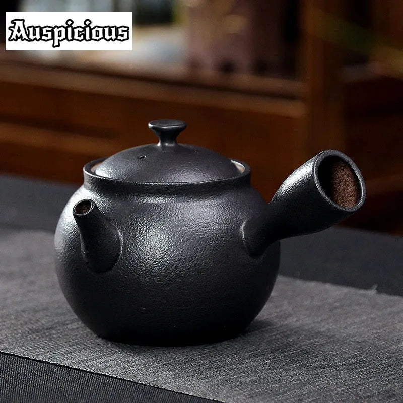Théière Grès Poignée Latérale 350ml – Fabrication Artisanale – | Studio Nichijo Paris