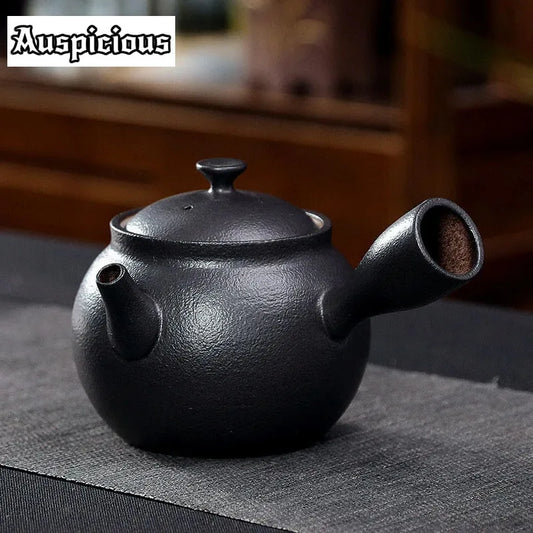 Théière Grès Poignée Latérale 350ml – Fabrication Artisanale – | Studio Nichijo Paris