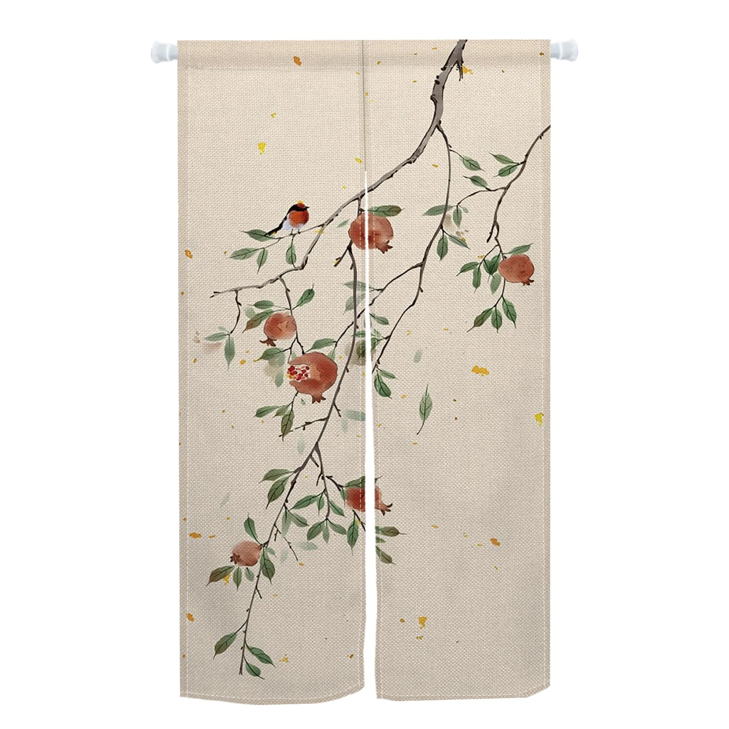 Rideau de Porte Japonais | Demi-Rideau Translucide – Shibori | Studio Nichijo Paris