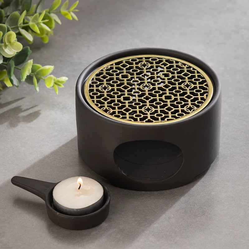 Chauffe-Théière en Céramique – Kuro | Studio Nichijo Paris