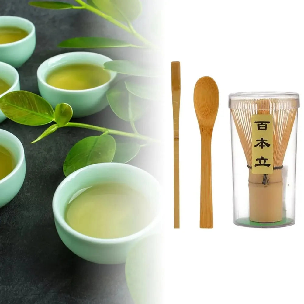 Kit Matcha Bambou — Chasen, Chashaku & Cuillère à Thé – | Studio Nichijo Paris