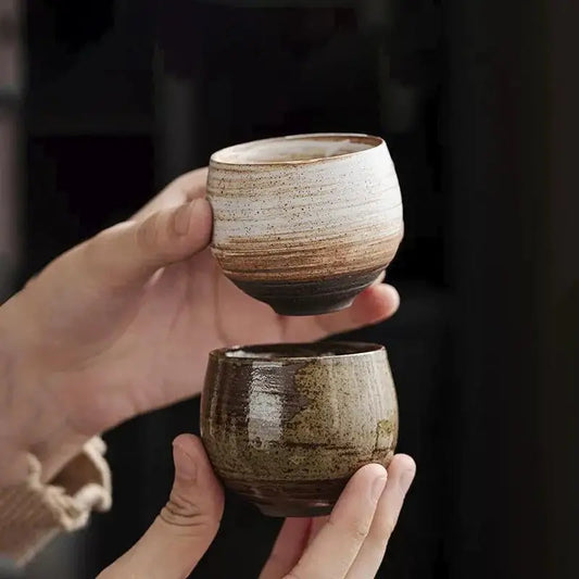 Tasse Grès Kung Fu 80ml, Fabrication Artisanale – | Studio Nichijo Paris
