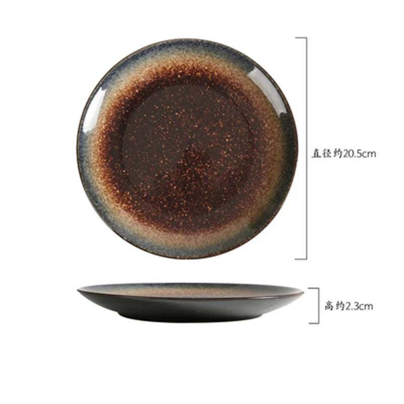 Assiette Creuse en Céramique Émaillée – Fabrication Artisanale – Moyenne | Studio Nichijo Paris