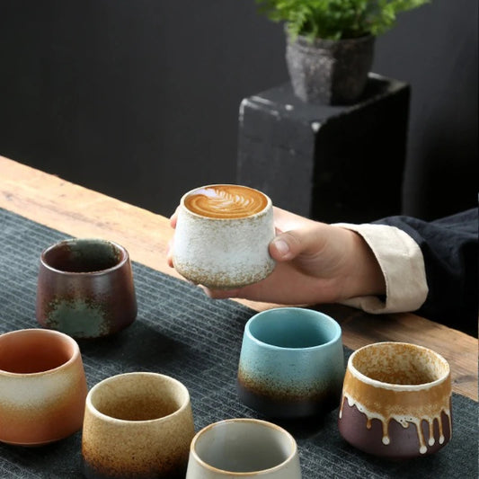 Tasse à Thé Poterie Raku Japonaise – Glaçage Four Artisanal Stdio Nihijo Paris