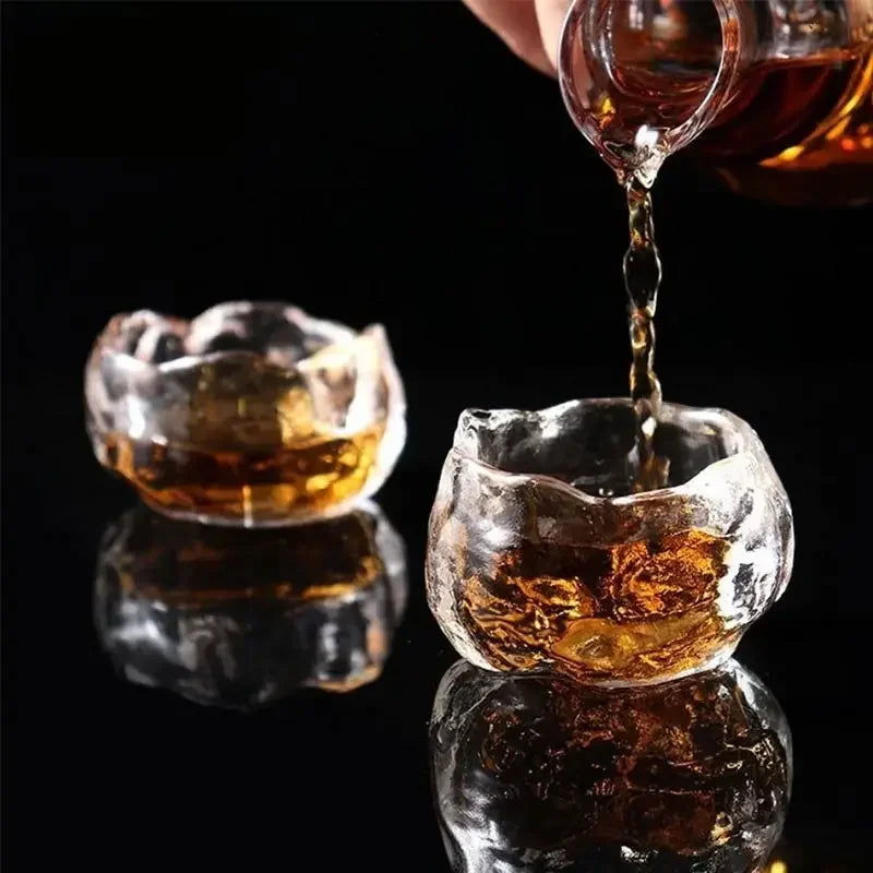 Verre Cristal Japonais Résistant Chaleur Thé Kung Fu — Fabrication Artisanale – | Studio Nichijo Paris