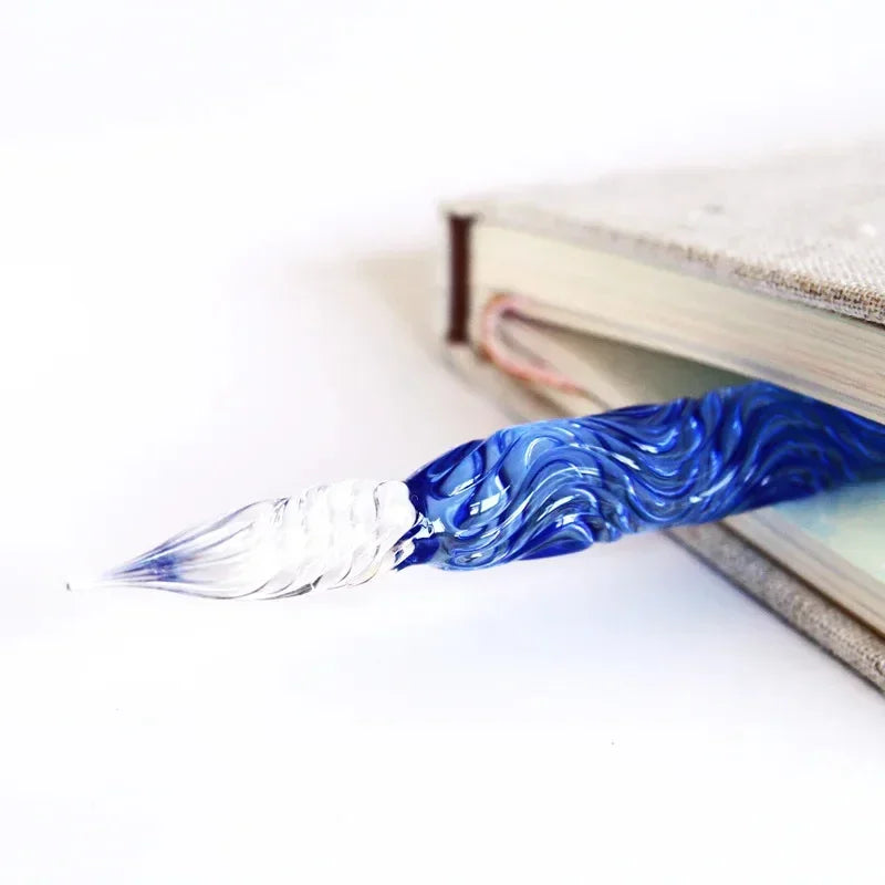 Stylo Verre Cristal Japonais Fait Main — Fabrication Artisanale – | Studio Nichijo Paris
