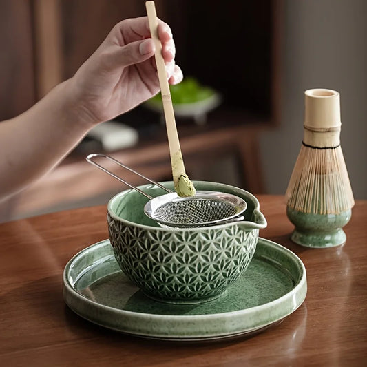 Coffret Cérémonie du Thé Matcha en Céramique – Fabrication Artisanale – | Studio Nichijo Paris