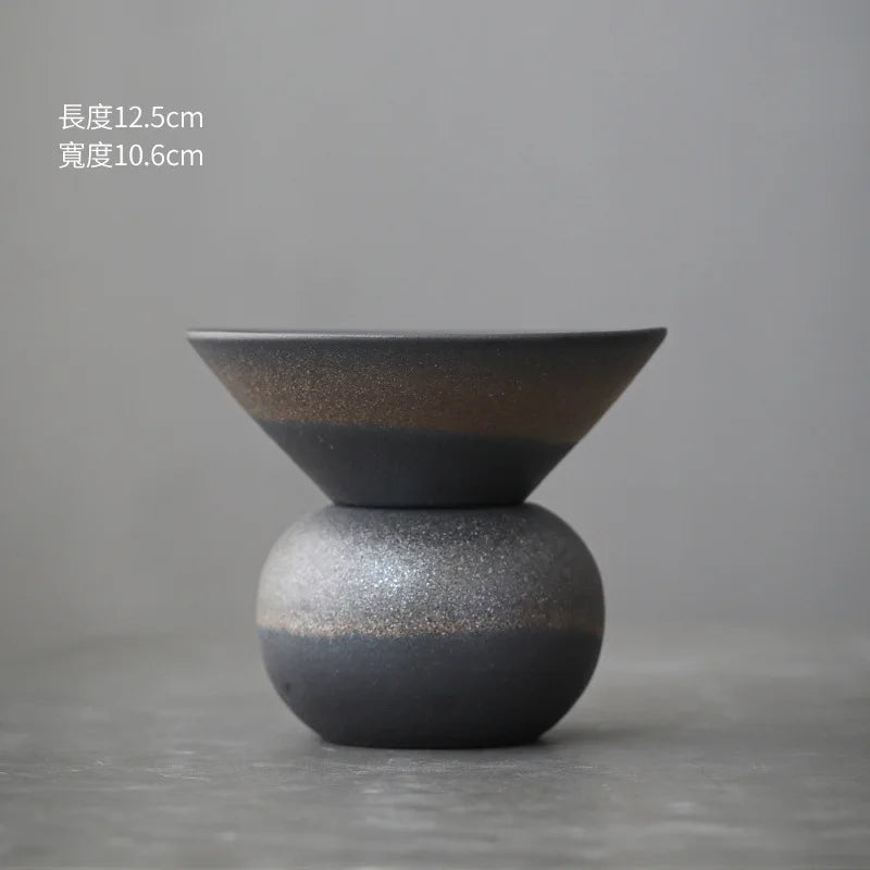 Plateau à Thé & Fruits en Céramique – Fabrication Artisanale – Tsuchi | Studio Nichijo Paris