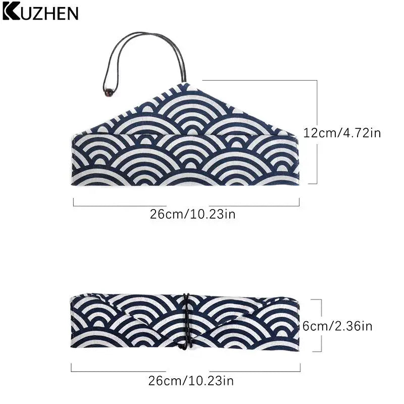 Pochette à Couverts en Lin – Fabrication Artisanale – | Studio Nichijo Paris