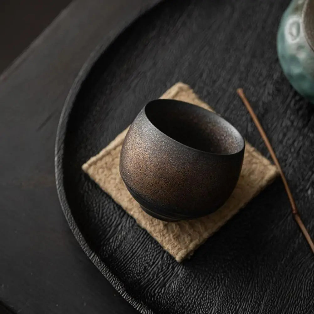 Tasse à Thé 200 ml en Grès Japonais, Matcha — Fabrication Artisanale – | Studio Nichijo Paris