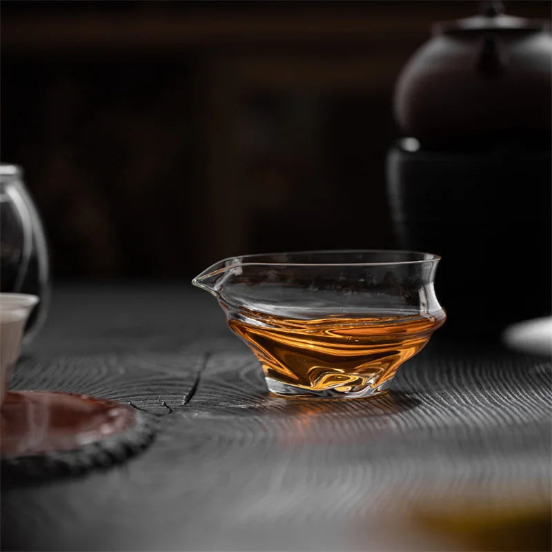 Pichet à Thé Verre Japonais Résistant Chaleur Cha Hai 200 ml — Fabrication Artisanale – | Studio Nichijo Paris