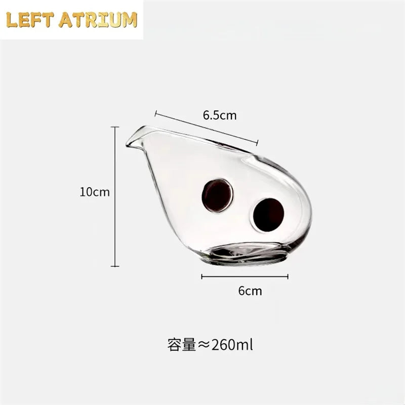 Pichet à Thé Verre Anti-Brûlure Cha Hai Gongdaobei Kung Fu 260 ml — Fabrication Artisanale – | Studio Nichijo Paris