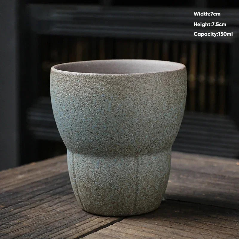 Tasse Expresso Poterie Japonaise Minimaliste 150ml, Fabrication Artisanale – Kaze | Studio Nichijo Paris