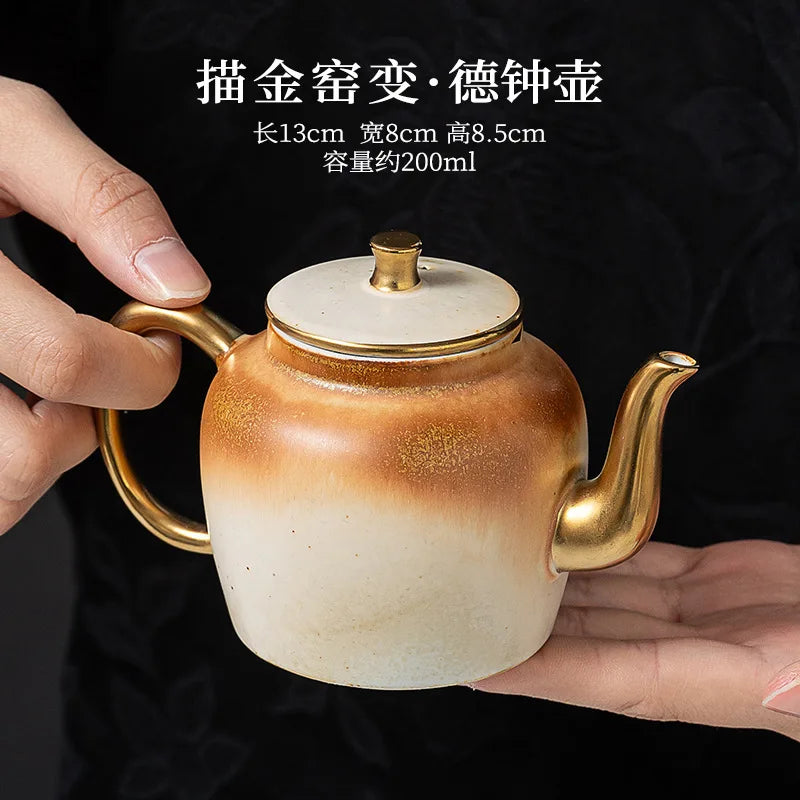 Théière Porcelaine Japonaise avec Infuseur et Filtre, Fabrication Artisanale – Wabi | Studio Nichijo Paris