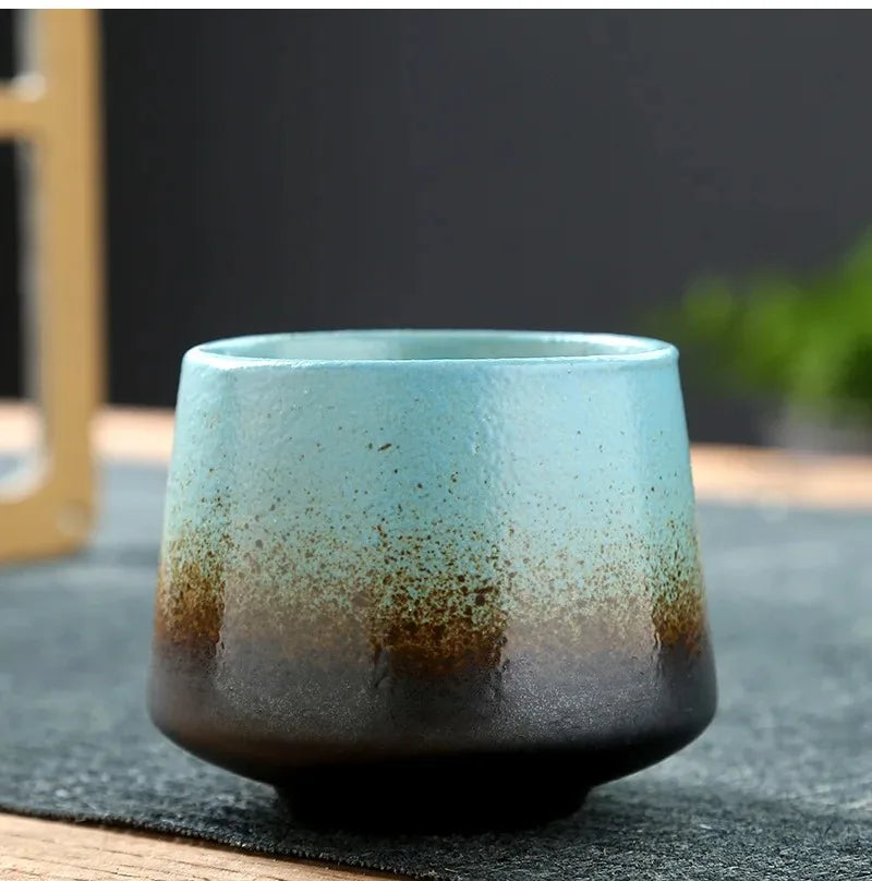 Tasse à Thé Poterie Raku – Glaçage Four – Fabrication Artisanale – | Studio Nichijo Paris