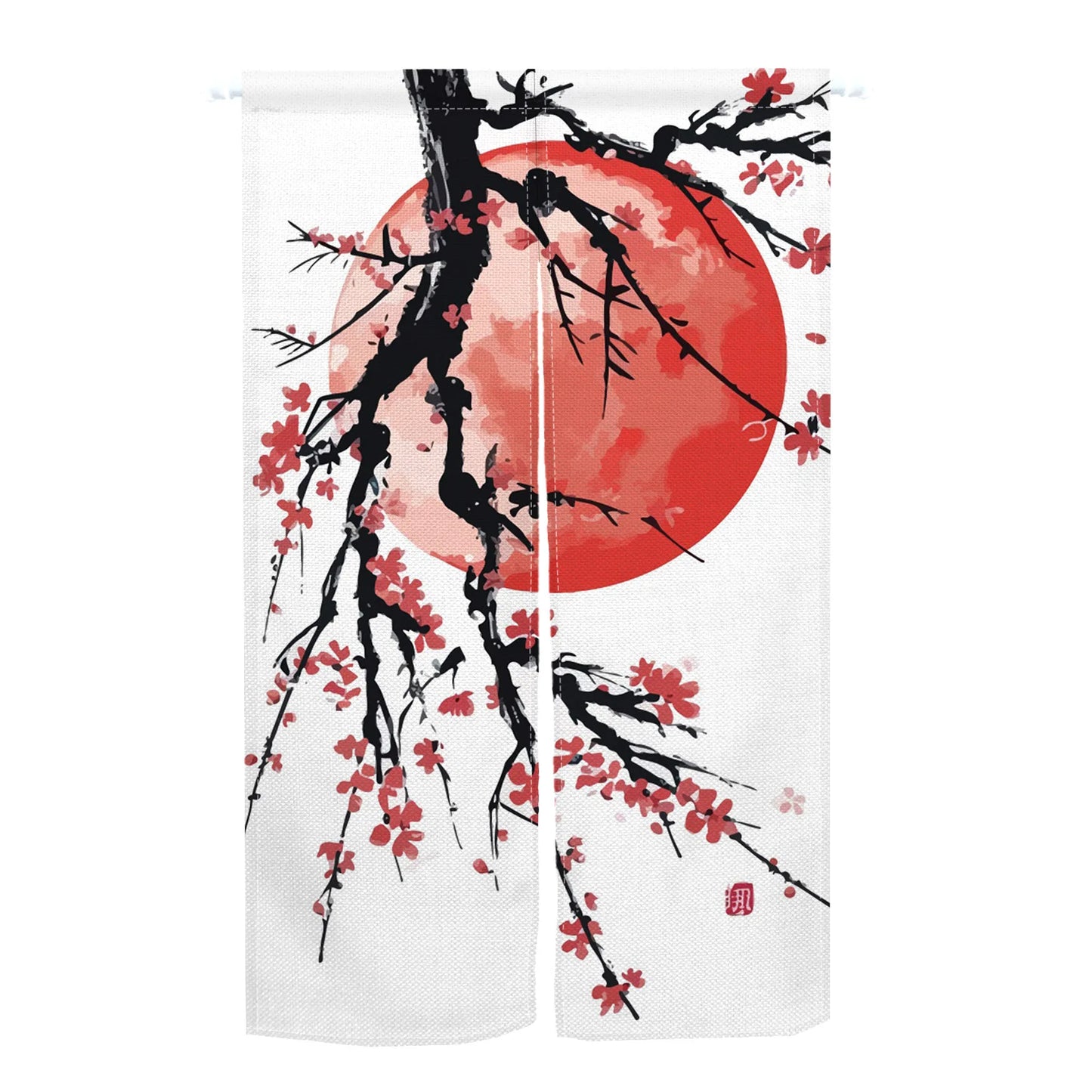 Rideau de Porte Japonais | Demi-Rideau Translucide – Washi | Studio Nichijo Paris