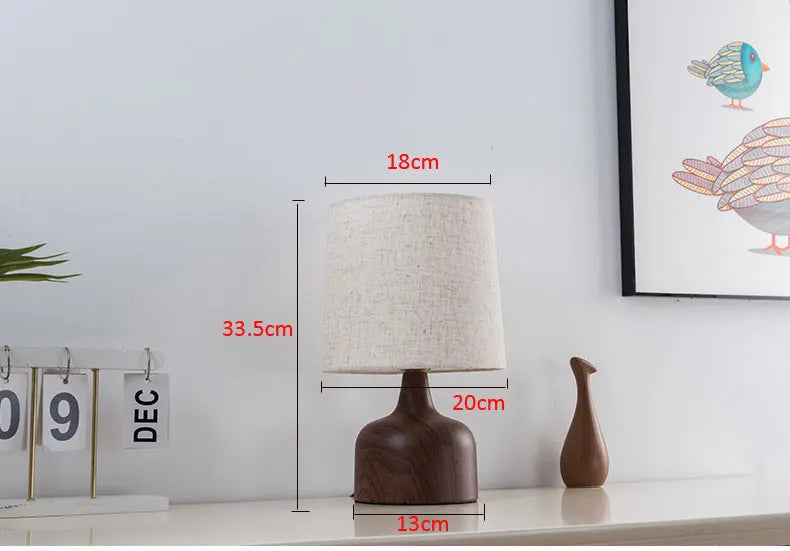 Lampe de Chevet en Fer et Tissu – Style Rétro Wabi-Sabi – | Studio Nichijo Paris