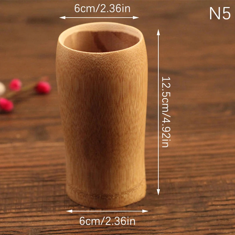 Tasse en Bambou Naturel Sculpté – Fabrication Artisanale – Chawan | Studio Nichijo Paris