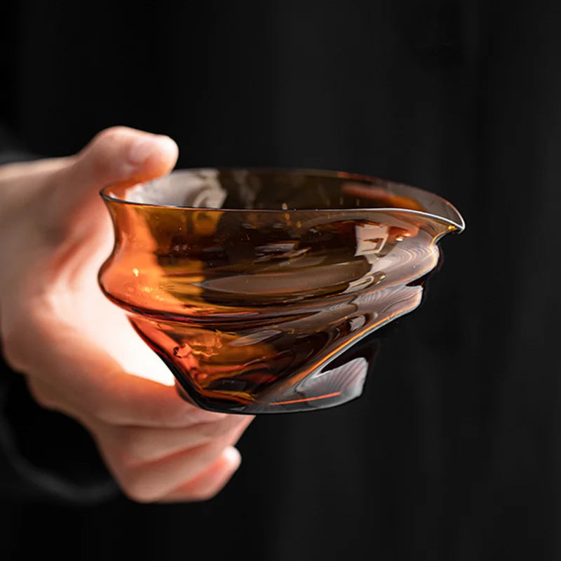 Pichet à Thé Verre Japonais Résistant Chaleur Cha Hai 200 ml — Fabrication Artisanale – | Studio Nichijo Paris