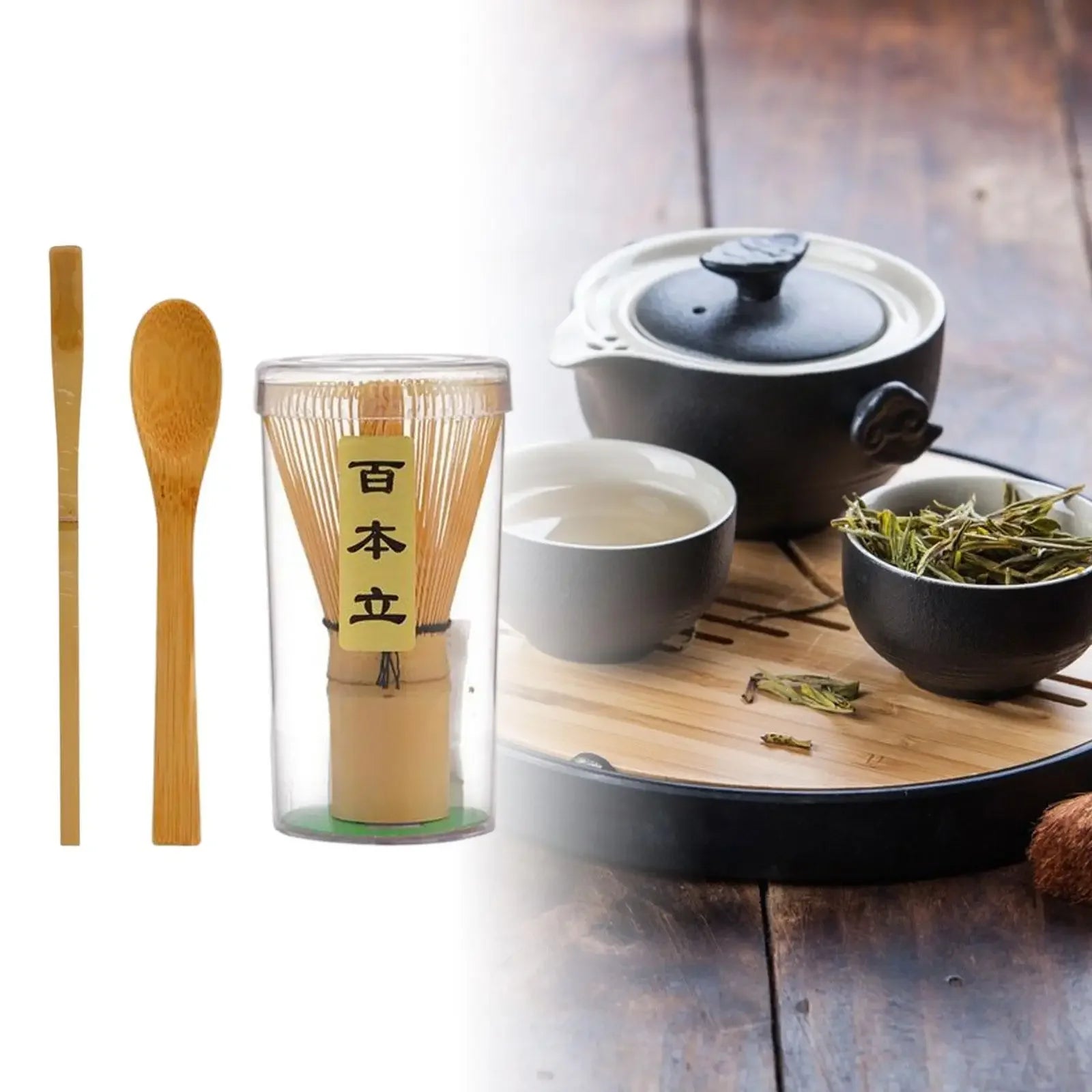 Kit Matcha Bambou — Chasen, Chashaku & Cuillère à Thé – | Studio Nichijo Paris