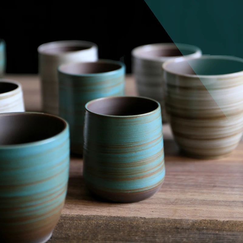 Tasse à Thé Poterie Raku – Glaçage Four – Fabrication Artisanale – | Studio Nichijo Paris