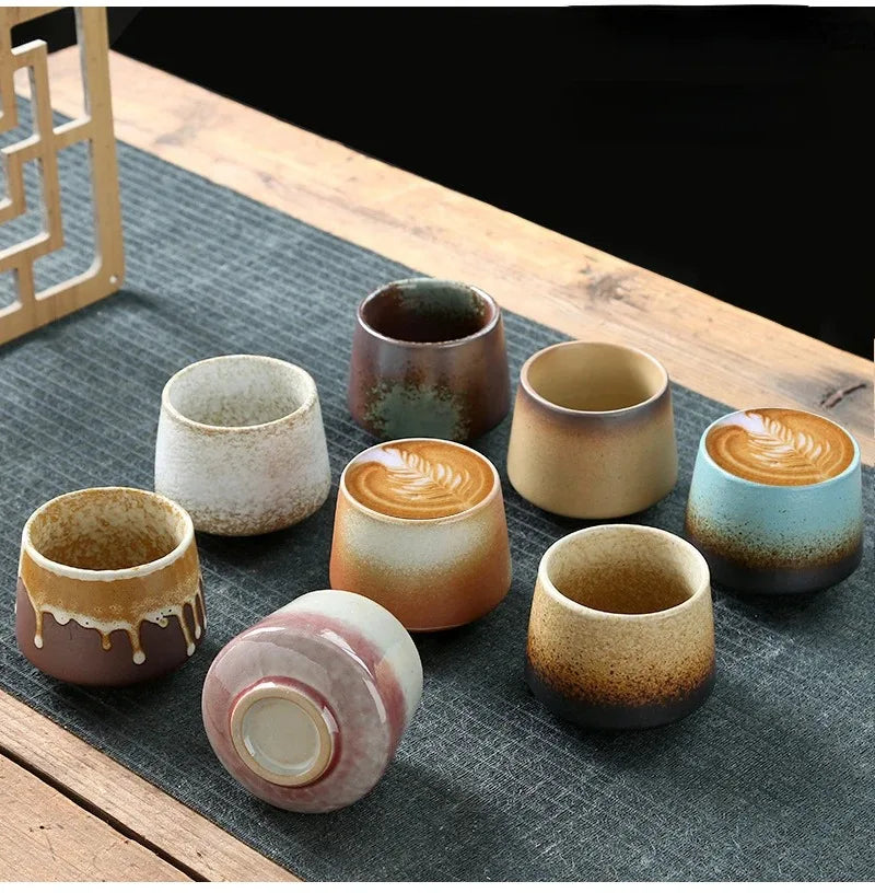 Tasse à Thé Poterie Raku – Glaçage Four – Fabrication Artisanale – | Studio Nichijo Paris