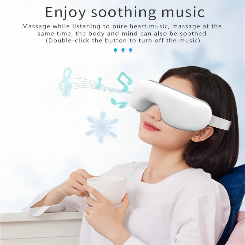 Masque Masseur Oculaire Sans Fil Chaleur Nemuri – | Studio Nichijo Paris