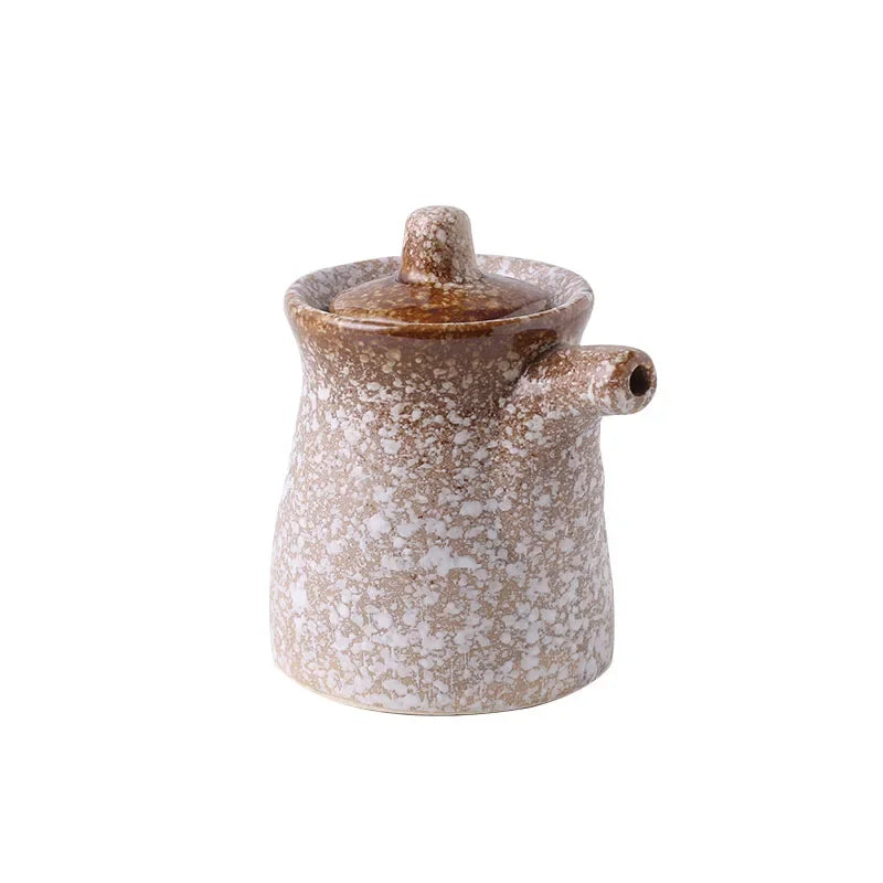 Bouteille Sauce Soja & Vinaigre en Porcelaine Émaillée Fabrication artisanale – | Studio Nichijo Paris