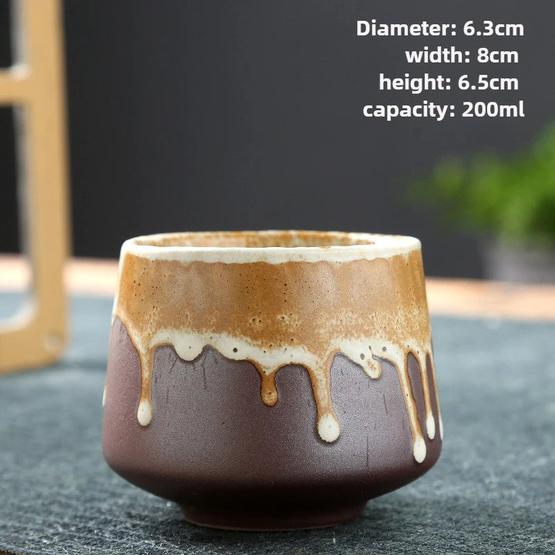 Tasse à Thé Poterie Raku – Glaçage Four – Fabrication Artisanale – Shiro (白) | Studio Nichijo Paris