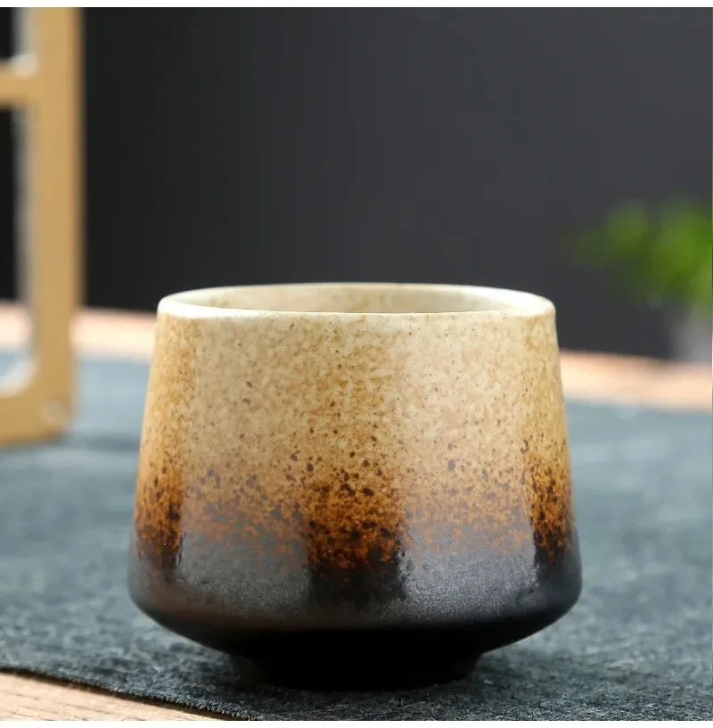Tasse à Thé Poterie Raku – Glaçage Four – Fabrication Artisanale – | Studio Nichijo Paris