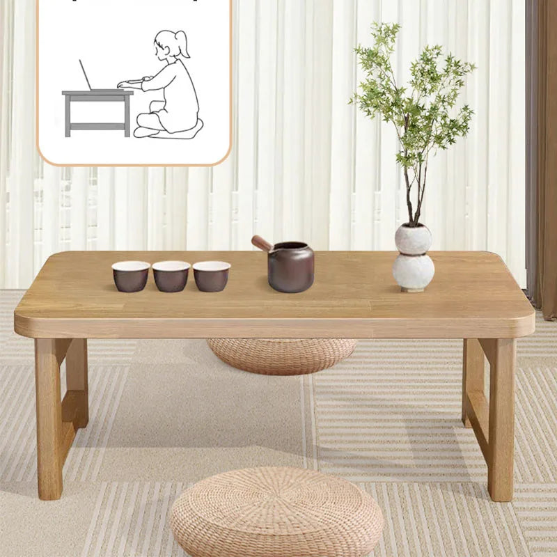 Table Pliante en Bois – Tatami & Bureau – Fabrication Artisanale – | Studio Nichijo Paris