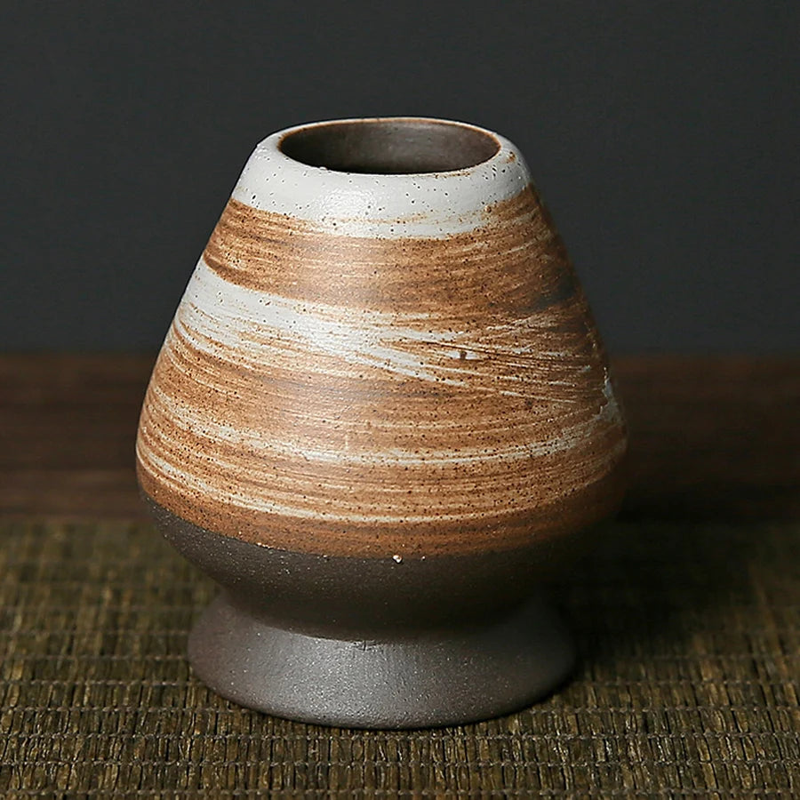 Support Chasen en Poterie — Porte-Fouet à Thé Matcha - Fabrication Artisanale – Wabi | Studio Nichijo Paris